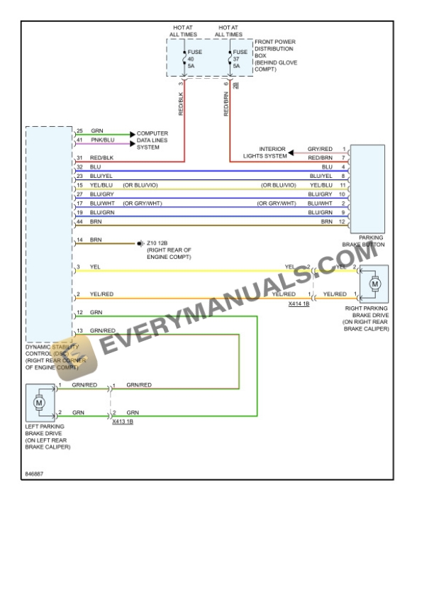 BMW X2 xDrive 28i AWD (F39) 2023 Electrical Diagrams L4-2.0L Turbo (B46D) 6 BMW X2 xDrive 28i AWD (F39) 2023 Electrical Diagrams L4-2.0L Turbo (B46D) - Image 4