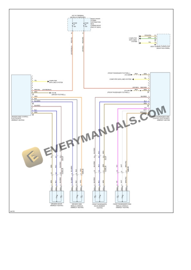 BMW X6 M (F96) 2023 Electrical Diagrams V8-4.4L Turbo (S63M) 6 BMW X6 M (F96) 2023 Electrical Diagrams V8-4.4L Turbo (S63M) - Image 4