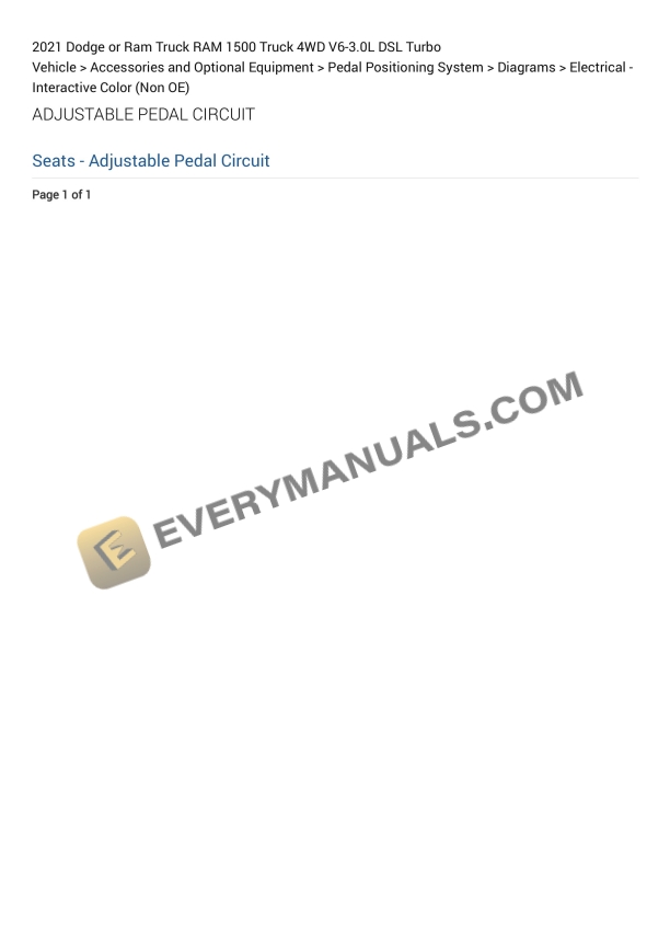 dodge or ram truck ram 1500 truck 4wd 2021 elactrical diagrams v6 30l dsl turbo 1