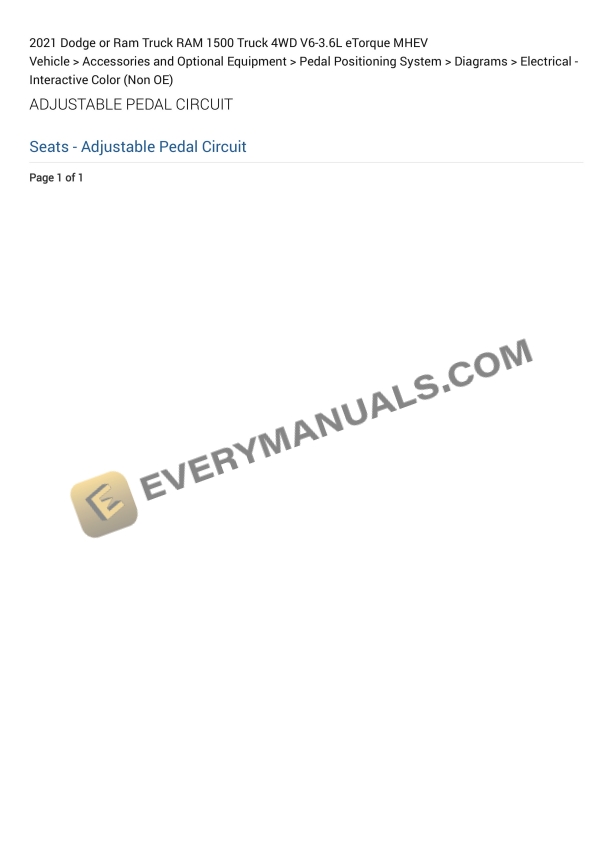 dodge or ram truck ram 1500 truck 4wd 2021 elactrical diagrams v6 36l etorque mhev 1