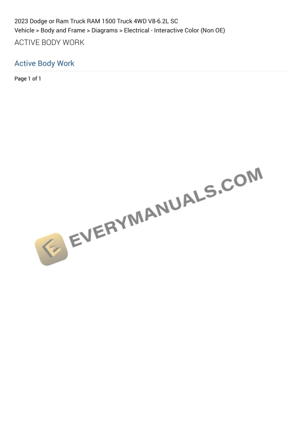 dodge or ram truck ram 1500 truck 4wd 2023 elactrical diagrams v8 62l sc 1