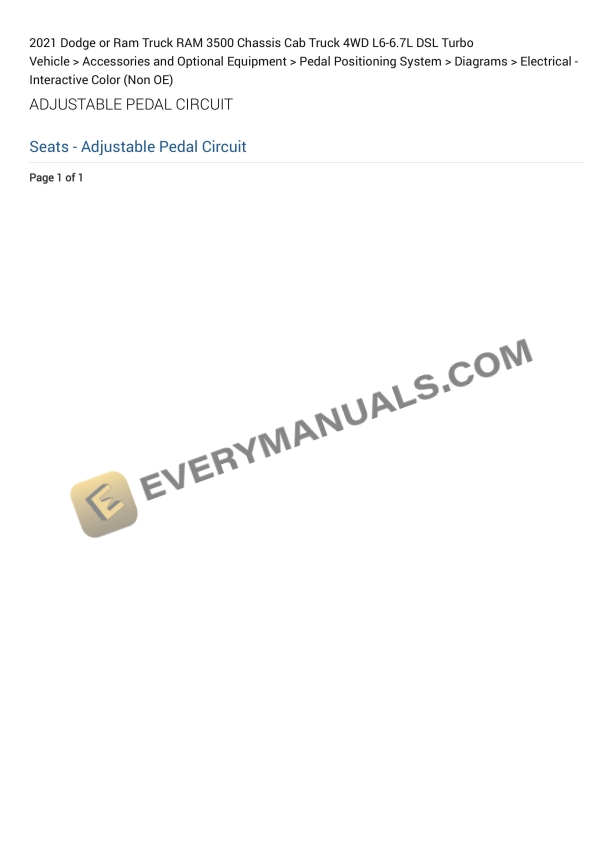 dodge or ram truck ram 3500 chassis cab truck 4wd 2021 elactrical diagrams l6 67l dsl turbo 1