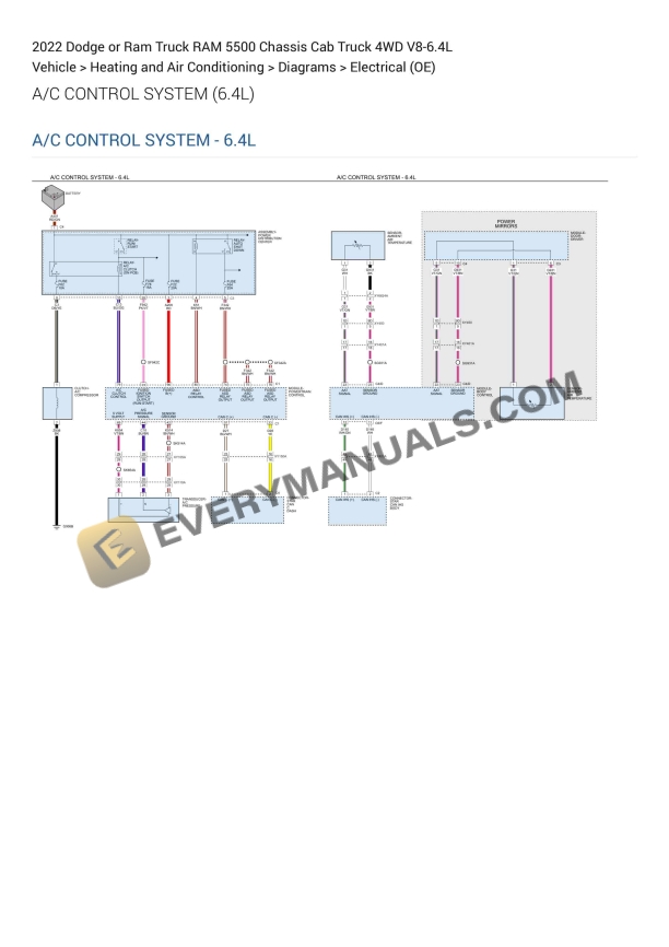 dodge or ram truck ram 5500 chassis cab truck 4wd 2022 elactrical diagrams v8 64l 1