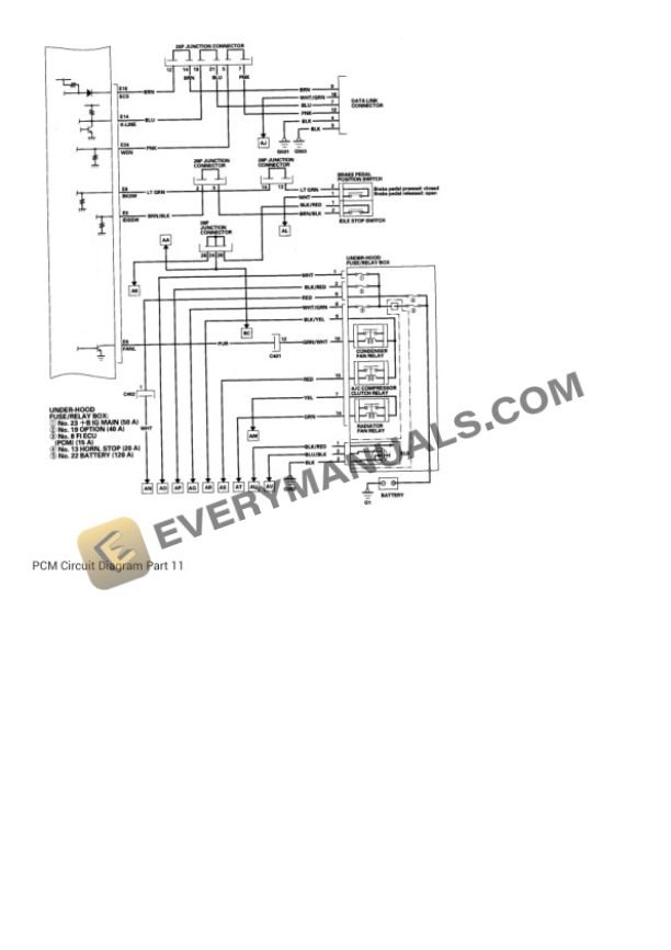 Honda Accord 2005 Electrical Diagrams V6-3.0L Hybrid 6 Honda Accord 2005 Electrical Diagrams V6-3.0L Hybrid - Image 4