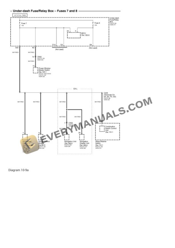 Honda Accord 2006 Electrical Diagrams V6-3.0L 4 Honda Accord 2006 Electrical Diagrams V6-3.0L - Image 2