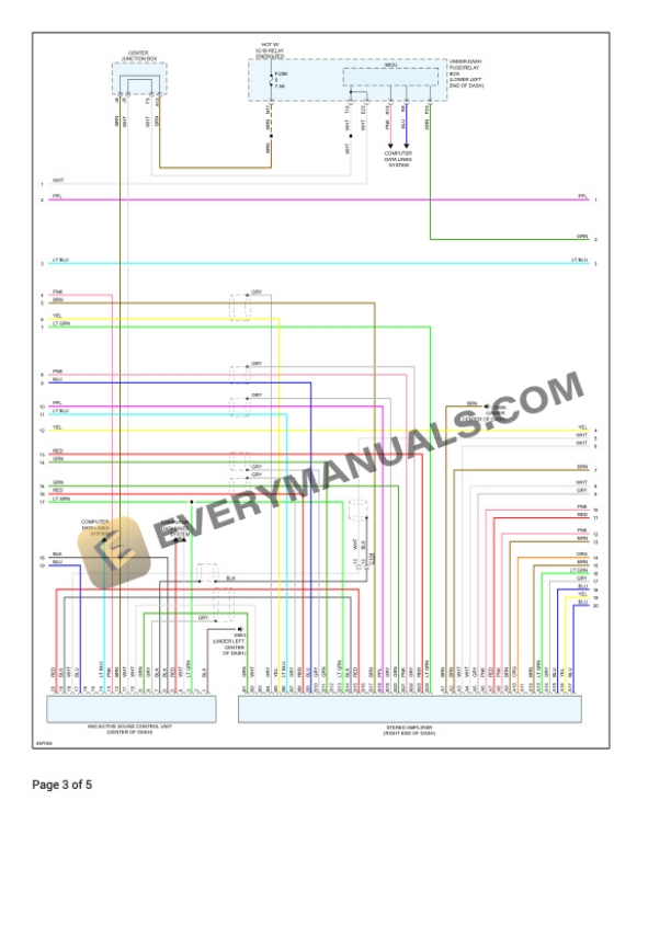 Honda Accord Coupe 2015 Electrical Diagrams V6-3.5L (J35Y1) 4 Honda Accord Coupe 2015 Electrical Diagrams V6-3.5L (J35Y1) - Image 2