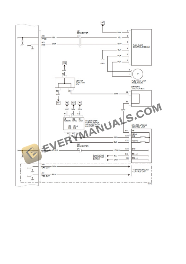 Honda Accord Coupe 2015 Electrical Diagrams V6-3.5L (J35Y1) 7 Honda Accord Coupe 2015 Electrical Diagrams V6-3.5L (J35Y1) - Image 5
