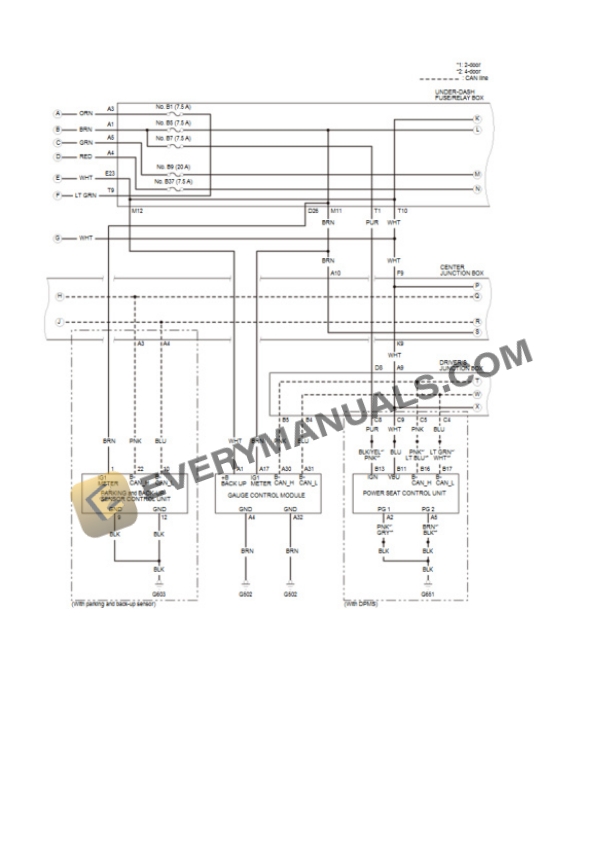 Honda Accord Coupe 2016 Electrical Diagrams V6-3.5L (J35Y2) 6 Honda Accord Coupe 2016 Electrical Diagrams V6-3.5L (J35Y2) - Image 4