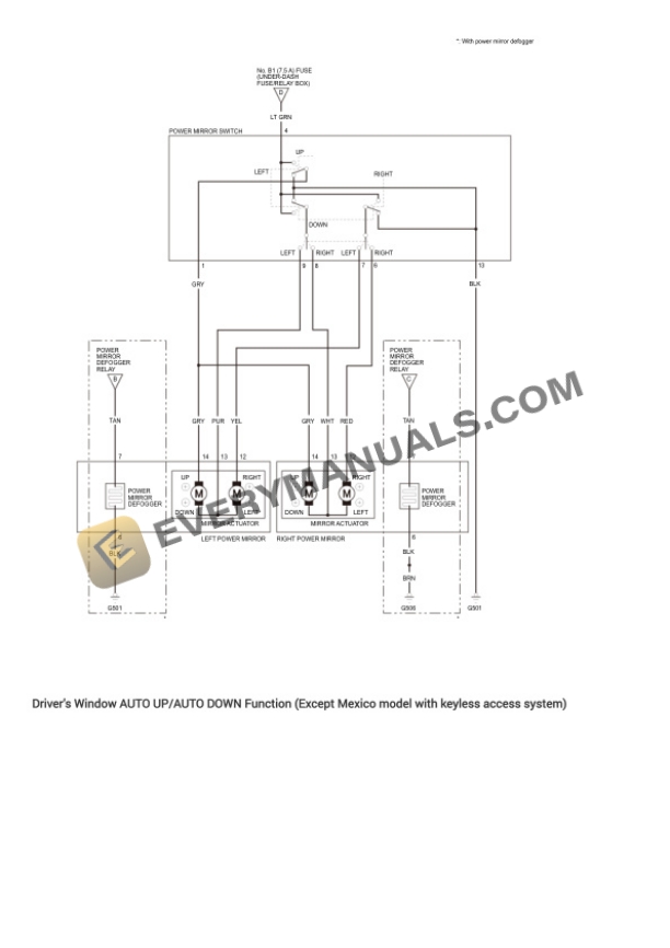 Honda Accord Coupe 2017 Electrical Diagrams V6-3.5L (J35Y1) 7 Honda Accord Coupe 2017 Electrical Diagrams V6-3.5L (J35Y1) - Image 5
