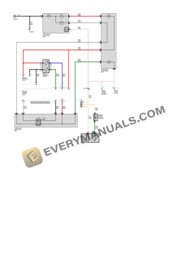 Honda Accord Coupe 2017 Electrical Diagrams V6-3.5L (J35Y2) 4 Honda Accord Coupe 2017 Electrical Diagrams V6-3.5L (J35Y2) - Image 2