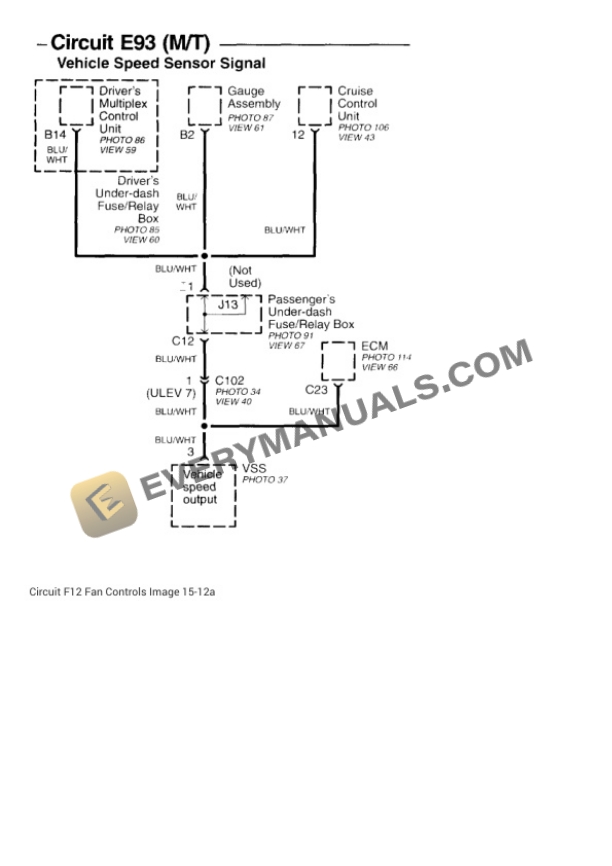 Honda Accord LX Coupe 2001 Electrical Diagrams L4-2254cc 2.3L SOHC (VTEC) MFI 4 Honda Accord LX Coupe 2001 Electrical Diagrams L4-2254cc 2.3L SOHC (VTEC) MFI - Image 2