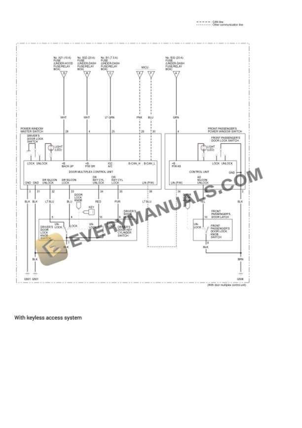 Honda Accord Sedan 2017 Electrical Diagrams V6-3.5L (J35Y1) 7 Honda Accord Sedan 2017 Electrical Diagrams V6-3.5L (J35Y1) - Image 5