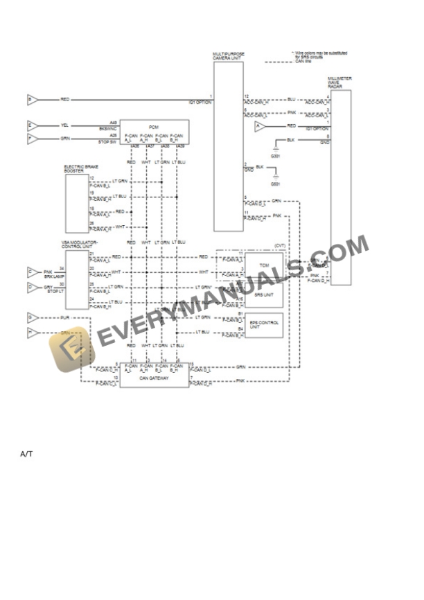 Honda Accord Sedan 2018 Electrical Diagrams L4-2.0L Turbo (K20C4) 6 Honda Accord Sedan 2018 Electrical Diagrams L4-2.0L Turbo (K20C4) - Image 4
