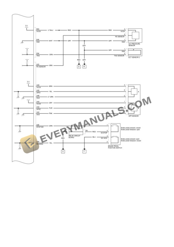 Honda Accord Sedan Hybrid 2022 Electrical Diagrams L4-2.0L (LFB2) Hybrid 7 Honda Accord Sedan Hybrid 2022 Electrical Diagrams L4-2.0L (LFB2) Hybrid - Image 5