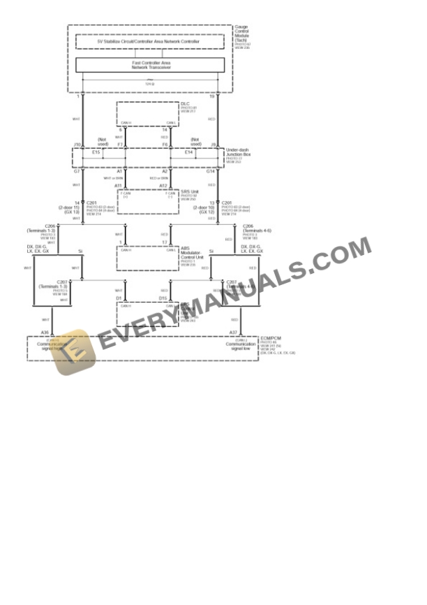 Honda Civic 2006 Electrical Diagrams L4-1.8L 5 Honda Civic 2006 Electrical Diagrams L4-1.8L - Image 3