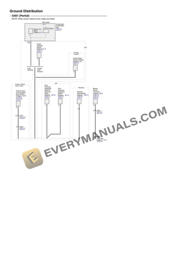 Honda Civic 2011 Electrical Diagrams L4-1.8L 4 Honda Civic 2011 Electrical Diagrams L4-1.8L - Image 2