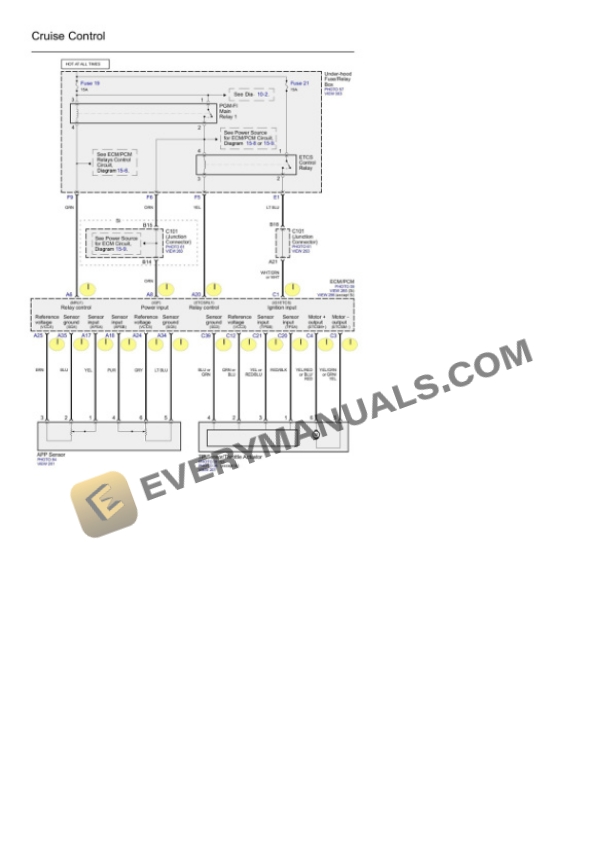 Honda Civic 2011 Electrical Diagrams L4-1.8L 6 Honda Civic 2011 Electrical Diagrams L4-1.8L - Image 4