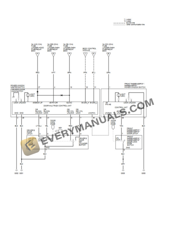 Honda Civic Coupe 2018 Electrical Diagrams L4-2.0L (K20C2) 6 Honda Civic Coupe 2018 Electrical Diagrams L4-2.0L (K20C2) - Image 4