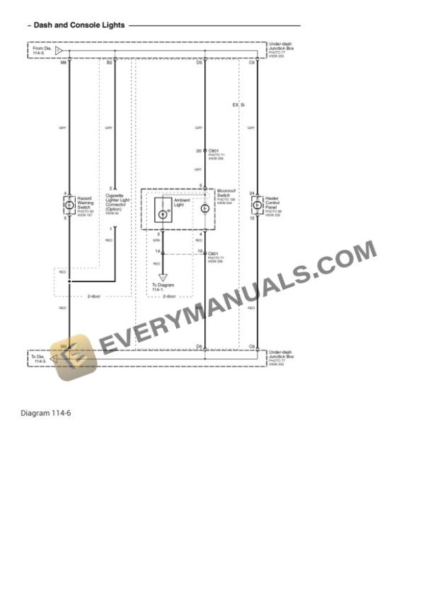 Honda Civic Si 2006 Electrical Diagrams L4-2.0L 4 Honda Civic Si 2006 Electrical Diagrams L4-2.0L - Image 2