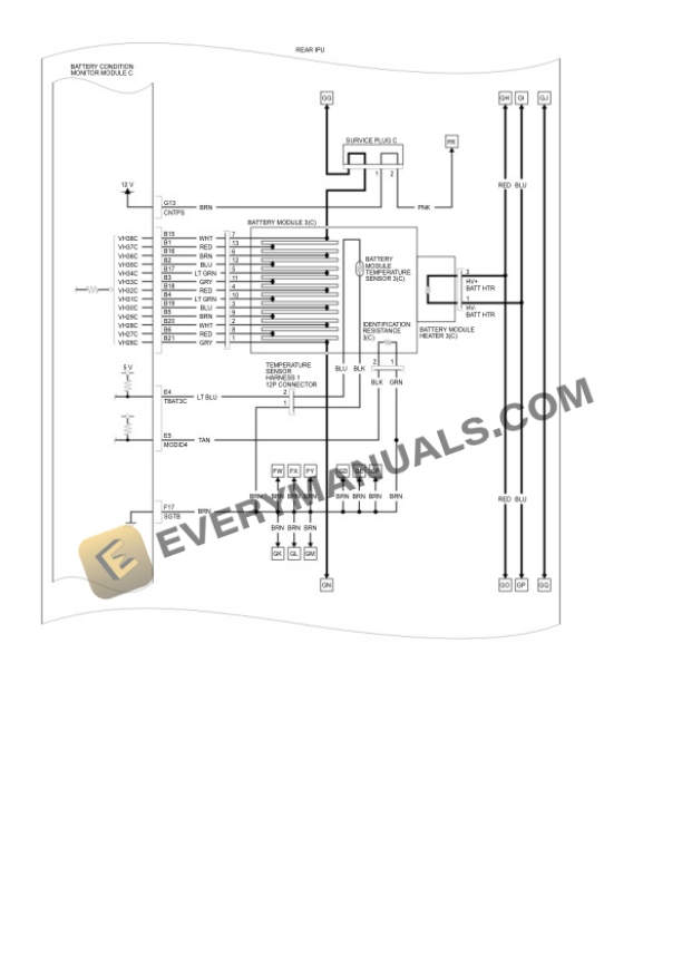 Honda Clarity Electric 2019 Electrical Diagrams ELE-Electric Engine 6 Honda Clarity Electric 2019 Electrical Diagrams ELE-Electric Engine - Image 4