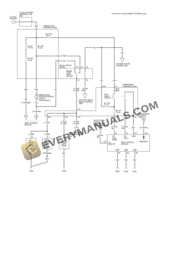 Honda Clarity Electric 2019 Electrical Diagrams ELE-Electric Engine 7 Honda Clarity Electric 2019 Electrical Diagrams ELE-Electric Engine - Image 5