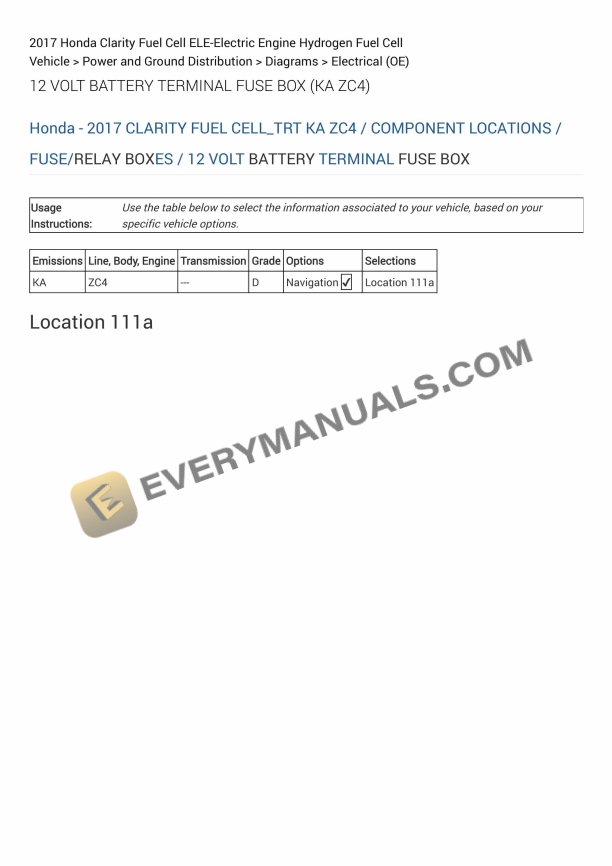 honda clarity fuel cell 2017 electrical diagrams ele electric engine hydrogen fuel cell 1