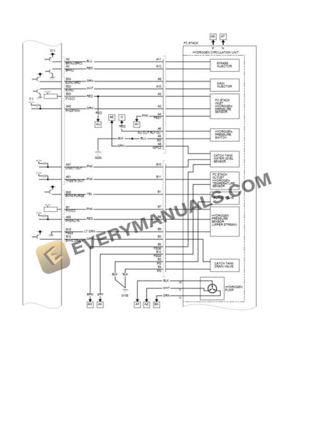 Honda Clarity Fuel Cell 2018 Electrical Diagrams ELE-Electric Engine Hydrogen Fuel Cell 6 Honda Clarity Fuel Cell 2018 Electrical Diagrams ELE-Electric Engine Hydrogen Fuel Cell - Image 4