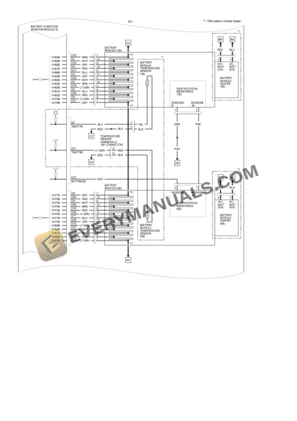 Honda Clarity Plugin Hybrid 2019 Electrical Diagrams L4-1.5L (LEB3) Plugin Hybrid 5 Honda Clarity Plugin Hybrid 2019 Electrical Diagrams L4-1.5L (LEB3) Plugin Hybrid - Image 3