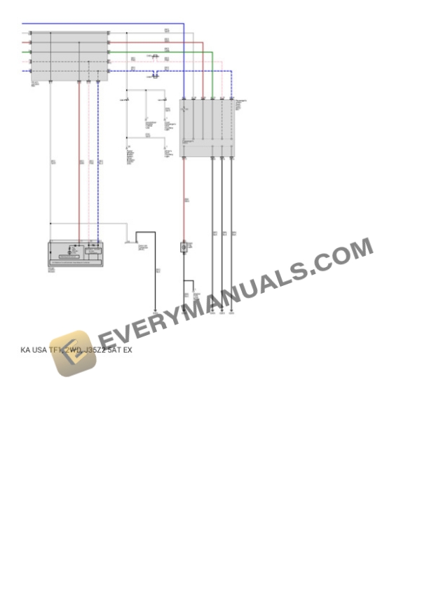 Honda Crosstour 4WD 2013 Electrical Diagrams V6-3.5L (J35Y1) 4 Honda Crosstour 4WD 2013 Electrical Diagrams V6-3.5L (J35Y1) - Image 2