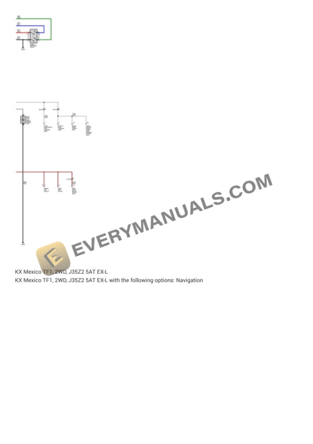 Honda Crosstour 4WD 2013 Electrical Diagrams V6-3.5L (J35Y1) 5 Honda Crosstour 4WD 2013 Electrical Diagrams V6-3.5L (J35Y1) - Image 3