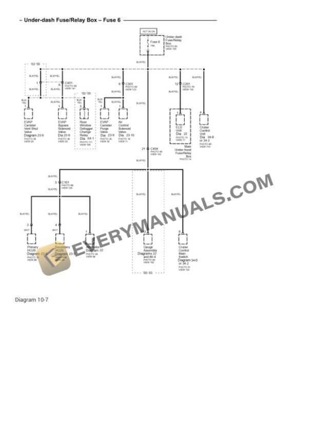 Honda S2000 2001 Electrical Diagrams L4-1997cc 2.0L DOHC (VTEC) MFI 4 Honda S2000 2001 Electrical Diagrams L4-1997cc 2.0L DOHC (VTEC) MFI - Image 2