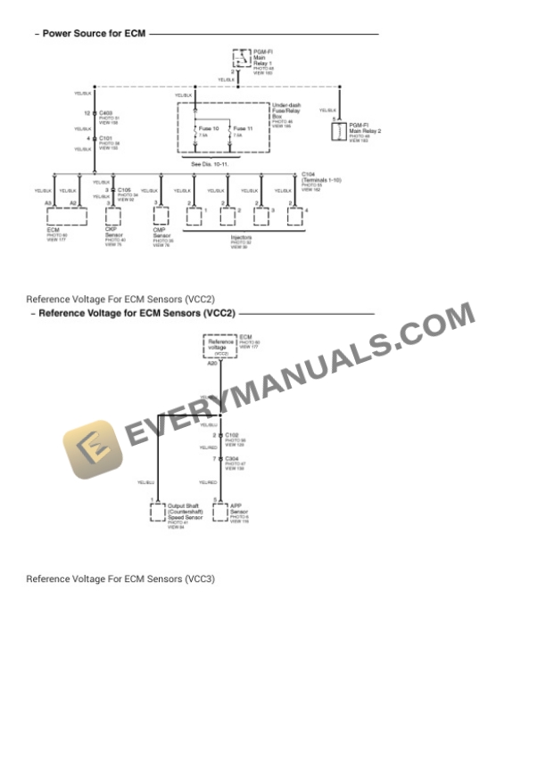 Honda S2000 2007 Electrical Diagrams L4-2.2L 4 Honda S2000 2007 Electrical Diagrams L4-2.2L - Image 2