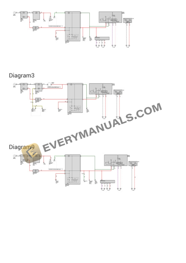 Honda Truck HR-V 4WD 2022 Electrical Diagrams L4-1.8L (R18Z9) 6 Honda Truck HR-V 4WD 2022 Electrical Diagrams L4-1.8L (R18Z9) - Image 4