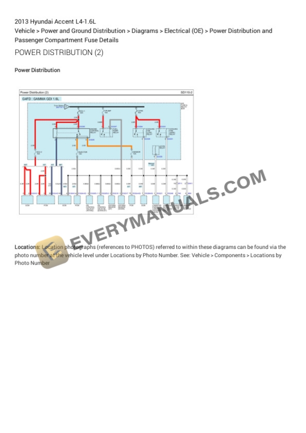 Hyundai Accent 2013 Electrical Diagrams L4-1.6L 5 Hyundai Accent 2013 Electrical Diagrams L4-1.6L - Image 3