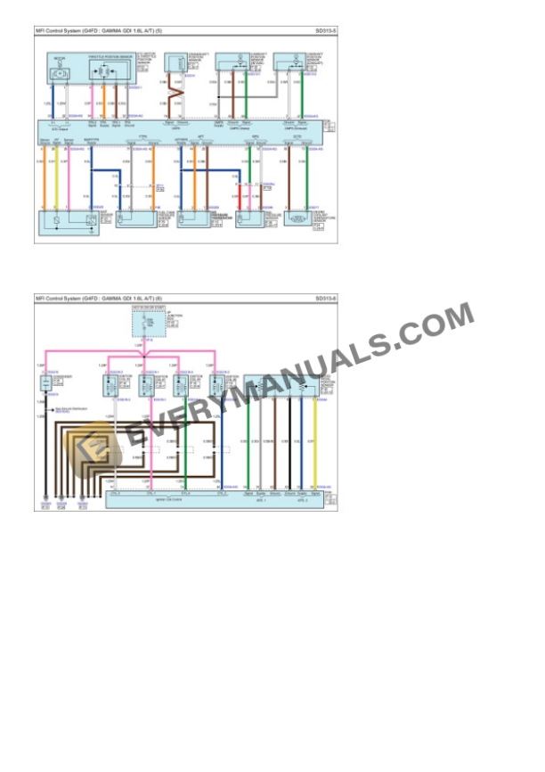 Hyundai Accent 2013 Electrical Diagrams L4-1.6L 7 Hyundai Accent 2013 Electrical Diagrams L4-1.6L - Image 5