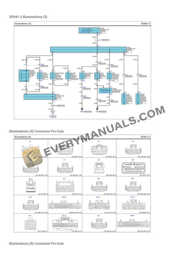 Hyundai Azera 2010 Electrical Diagrams V6-3.3L 6 Hyundai Azera 2010 Electrical Diagrams V6-3.3L - Image 4