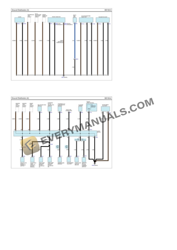 Hyundai Azera 2013 Electrical Diagrams V6-3.3L2013 Hyundai Azera V6-3.3L 6 Hyundai Azera 2013 Electrical Diagrams V6-3.3L2013 Hyundai Azera V6-3.3L - Image 4