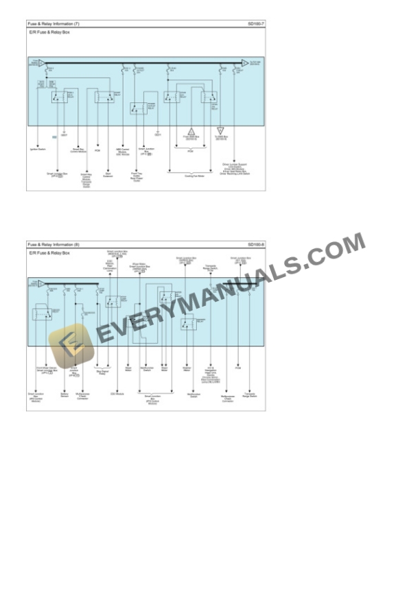 Hyundai Azera 2014 Electrical Diagrams V6-3.3L 4 Hyundai Azera 2014 Electrical Diagrams V6-3.3L - Image 2