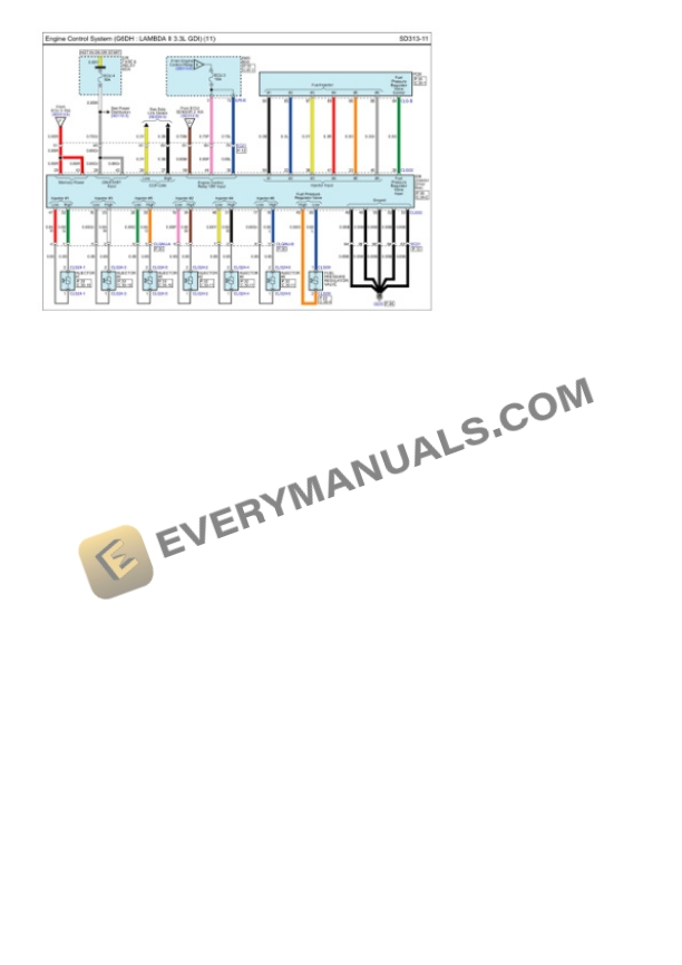 Hyundai Azera 2014 Electrical Diagrams V6-3.3L 6 Hyundai Azera 2014 Electrical Diagrams V6-3.3L - Image 4