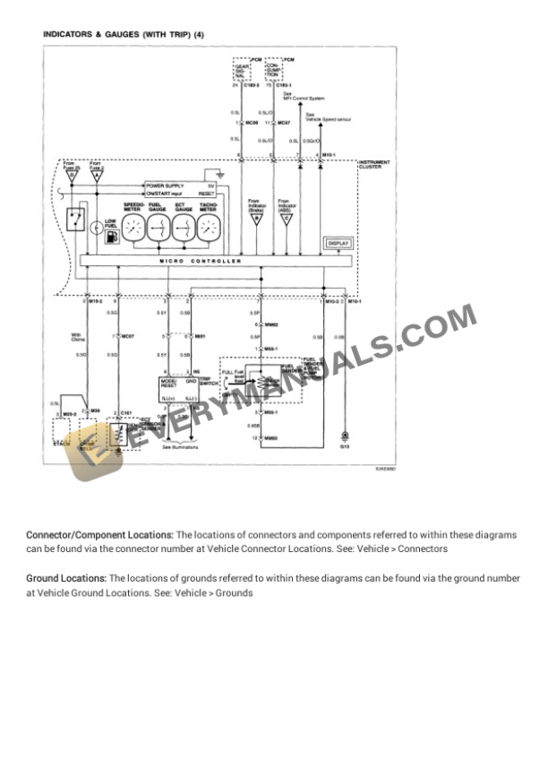 Hyundai Elantra 2004 Electrical Diagrams L4-2.0L 5 Hyundai Elantra 2004 Electrical Diagrams L4-2.0L - Image 3