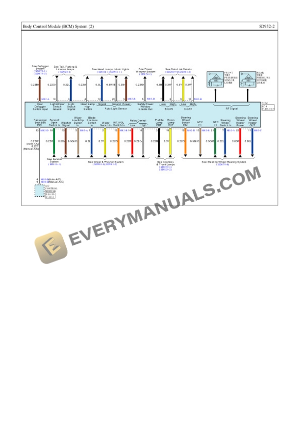 Hyundai Elantra (AD) VIN KMH 2017 Electrical Diagrams L4-2.0L 4 Hyundai Elantra (AD) VIN KMH 2017 Electrical Diagrams L4-2.0L - Image 2