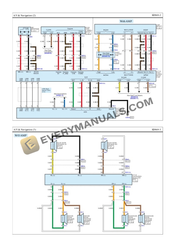 Hyundai Elantra (AD) VIN KMH 2020 Electrical Diagrams L4-2.0L 4 Hyundai Elantra (AD) VIN KMH 2020 Electrical Diagrams L4-2.0L - Image 2