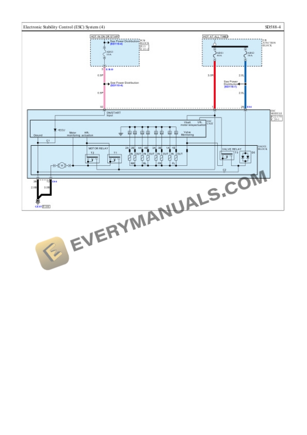 Hyundai Elantra (AD) VIN KMH 2020 Electrical Diagrams L4-2.0L 5 Hyundai Elantra (AD) VIN KMH 2020 Electrical Diagrams L4-2.0L - Image 3