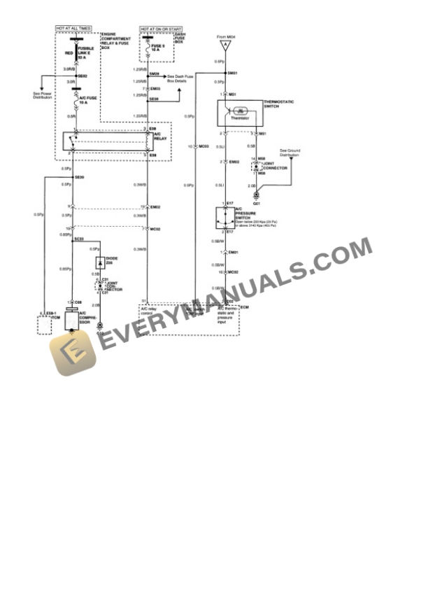 Hyundai Elantra GLS Sedan 1999 Electrical Diagrams L4-2.0L 6 Hyundai Elantra GLS Sedan 1999 Electrical Diagrams L4-2.0L - Image 4