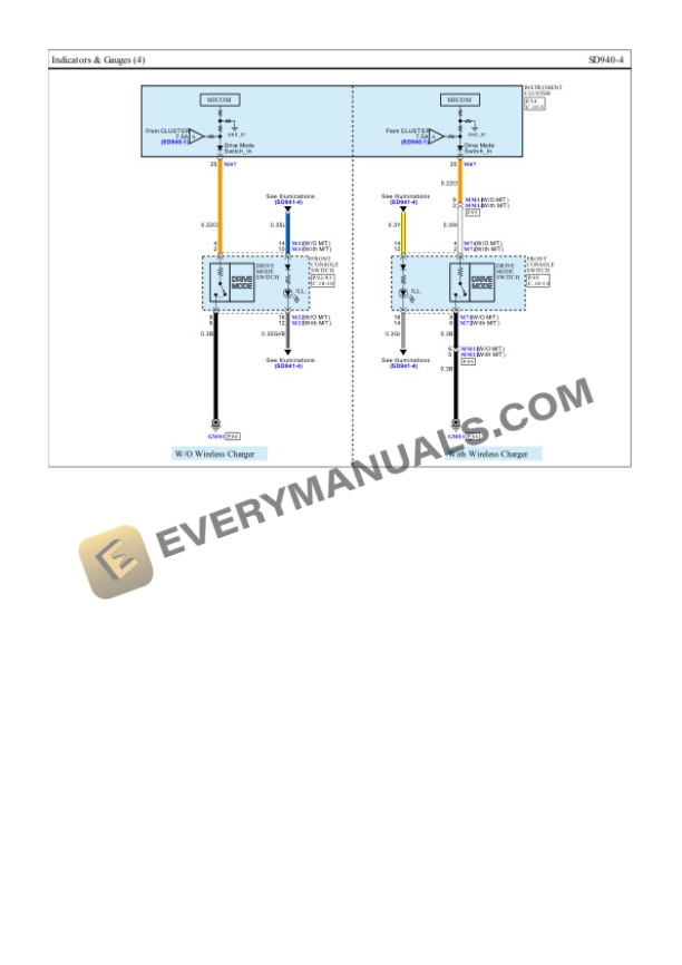 Hyundai Elantra N (CN7N) VIN KMH 2023 Electrical Diagrams L4-2.0L Turbo 4 Hyundai Elantra N (CN7N) VIN KMH 2023 Electrical Diagrams L4-2.0L Turbo - Image 2