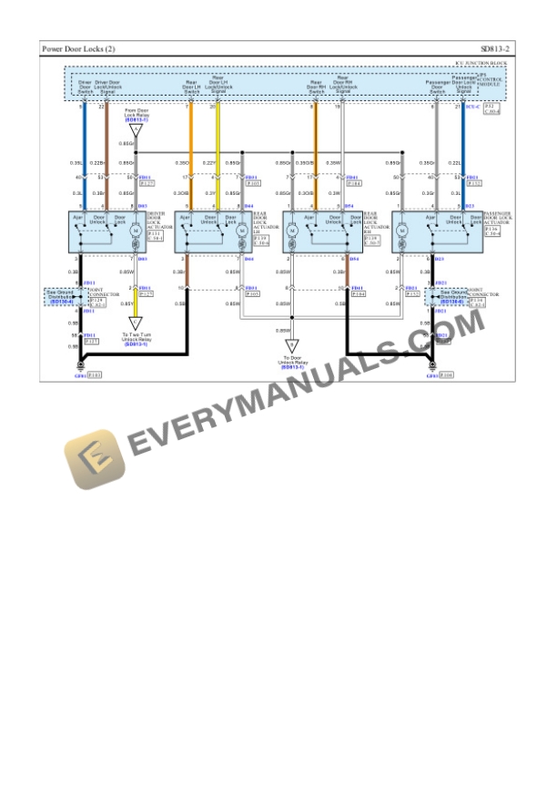 Hyundai Elantra N (CN7N) VIN KMH 2023 Electrical Diagrams L4-2.0L Turbo 6 Hyundai Elantra N (CN7N) VIN KMH 2023 Electrical Diagrams L4-2.0L Turbo - Image 4