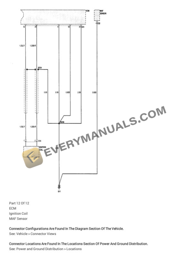 Hyundai Elantra Sedan 1998 Electrical Diagrams L4-1.8L 6 Hyundai Elantra Sedan 1998 Electrical Diagrams L4-1.8L - Image 4