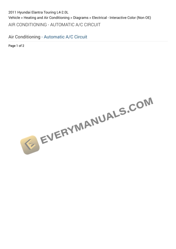 hyundai elantra touring 2011 electrical diagrams l4 20l 1