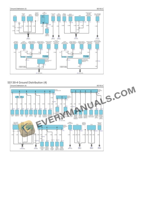 Hyundai Elantra Touring 2011 Electrical Diagrams L4-2.0L 4 Hyundai Elantra Touring 2011 Electrical Diagrams L4-2.0L - Image 2