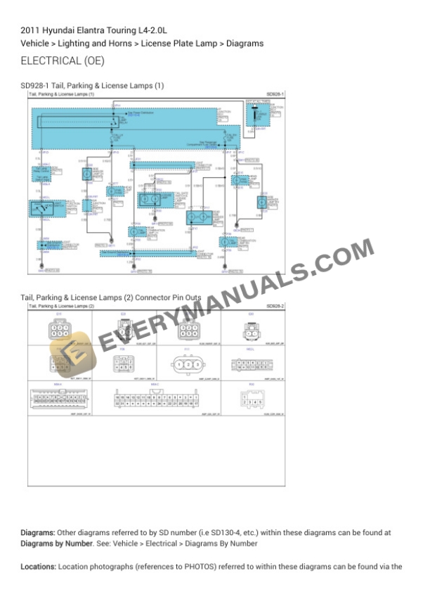 Hyundai Elantra Touring 2011 Electrical Diagrams L4-2.0L 7 Hyundai Elantra Touring 2011 Electrical Diagrams L4-2.0L - Image 5